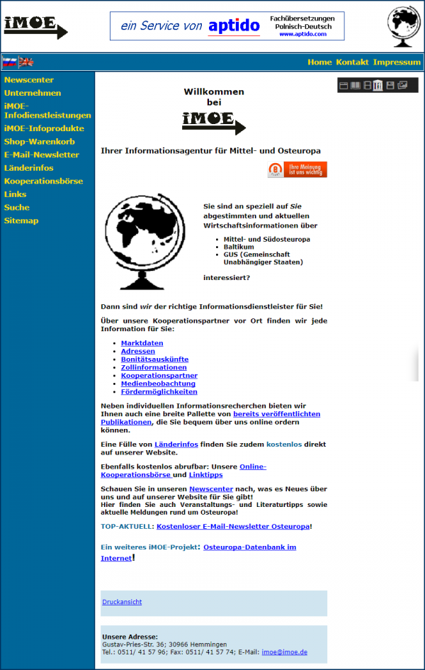 imoe wird GmbH in 2005